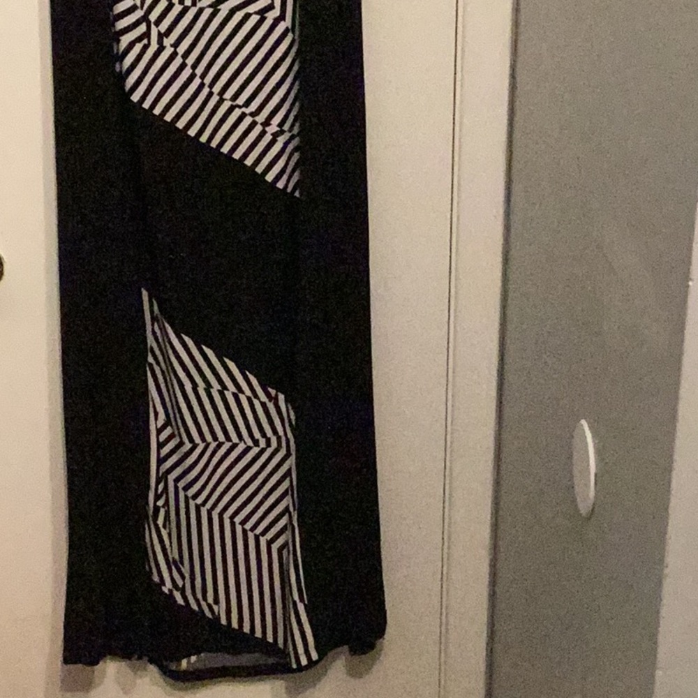 Style & Co. Black and White Geometric Maxi Dress - Picture 8 of 11